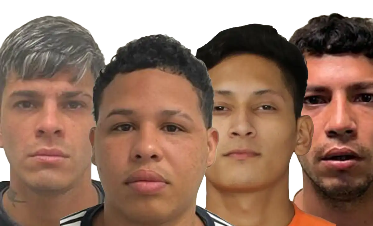 Six men were charged after an Edgewater armed robbery in which victims were bound, beaten and sexually assaulted, Bergen County prosecutors said.