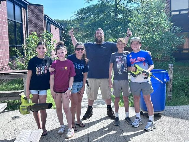Toms River students return to freshly cleaned school grounds today after weeks of summer projects capped by a district-wide Beautification Day. Photos by Toms River Regional School District.
