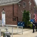Teaneck police, firefighters, EMS volunteers and public works employees joined residents to commemorate the 25th anniversary of the Sept. 11 attacks.