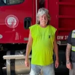 The township workers stepped in after finding a young student in distress while his mother experienced a medical episode.