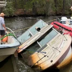 Boat that sank during hurricane sandy finally removed from jersey shore waters nearly 14 years later