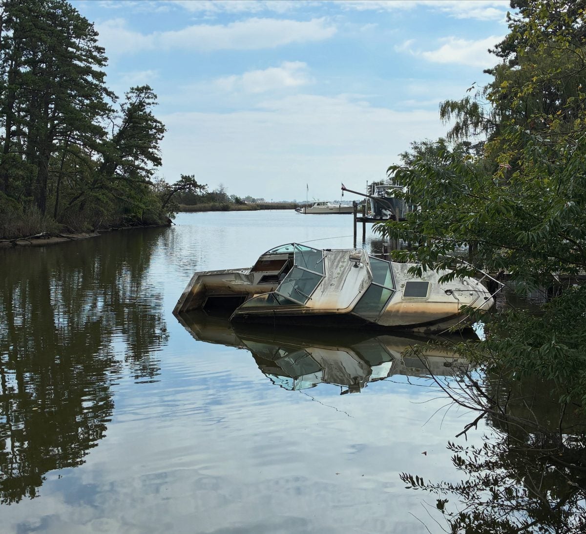 Boat that sank during hurricane sandy finally removed from jersey shore waters nearly 14 years later Boat that sank during hurricane sandy finally removed from jersey shore waters nearly 14 years later