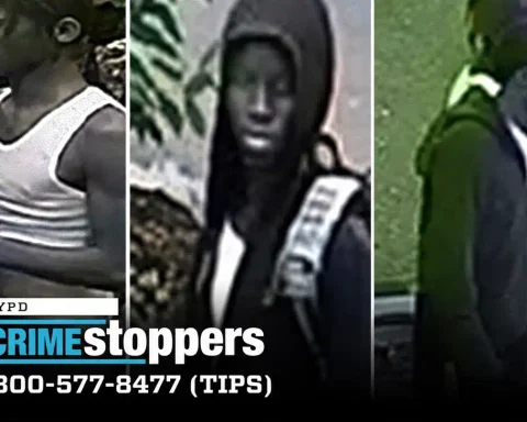 The NYPD is asking anyone who recognizes the four people shown in its Crime Stoppers alert or has information about either robbery to contact investigators. Tips can be submitted anonymously.