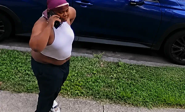 Newark police released surveillance images of a suspect wanted for identification after an apple laptop and ipad were stolen from an unlocked vehicle in the 500 block of 18th avenue on aug. 30, 2026.