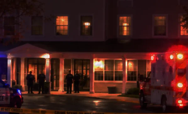 A baltimore woman was killed outside a hanover senior living facility after work, and police later found the suspected gunman dead in nearby woods.