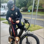 Princeton e-bike officer reunites lost dog with owner during storm