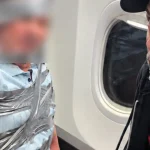 Two new jersey men duct tape unruly passenger aboard flight until police took over