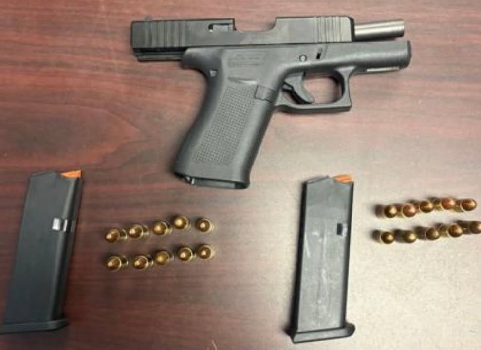 Loaded handgun found in center console during crofton traffic stop Loaded handgun found in center console during crofton traffic stop