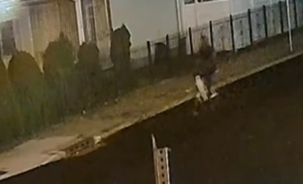 Newark police are searching for a suspect who stole cash and bank cards from an unlocked vehicle before fleeing on a bicycle along 16th Avenue.