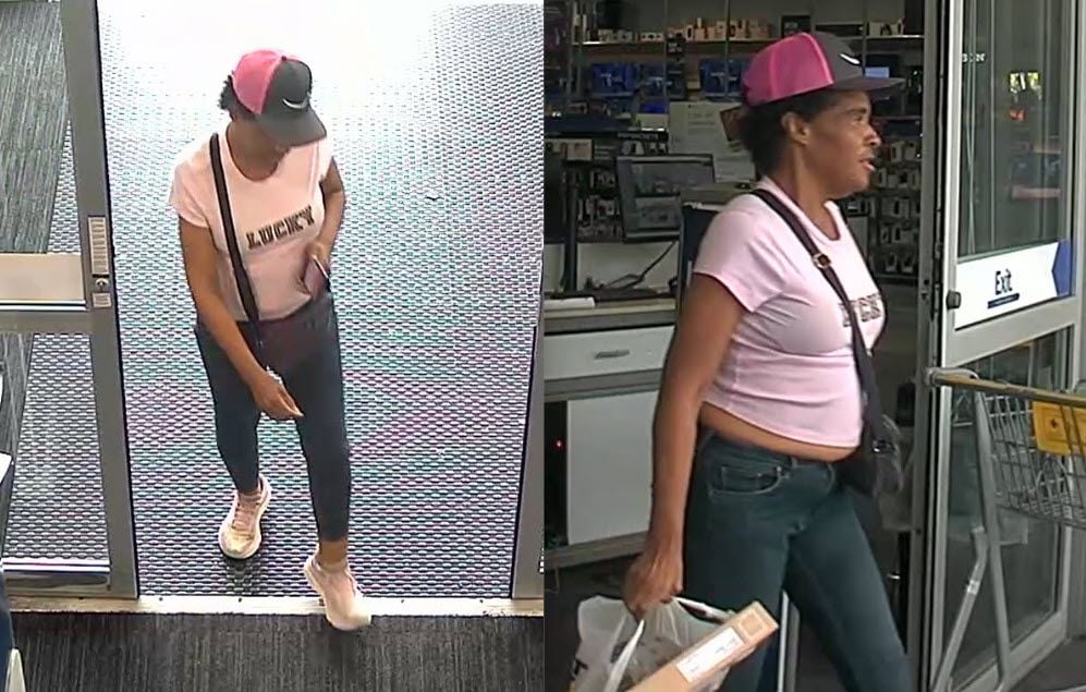 Police released this image of a woman wanted in a fraud investigation. Credit: chesapeake police department