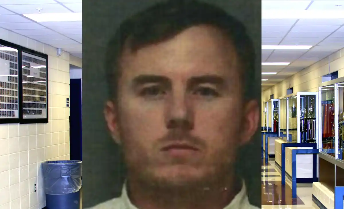 Former Riverhead teacher Ryan McCaffery pleaded guilty to soliciting nude images from underage girls and faces an expected three-year prison sentence.