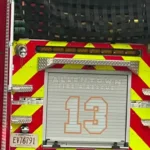 Four-alarm fire rips through allentown rowhomes, displacing 14 residents and injuring firefighter