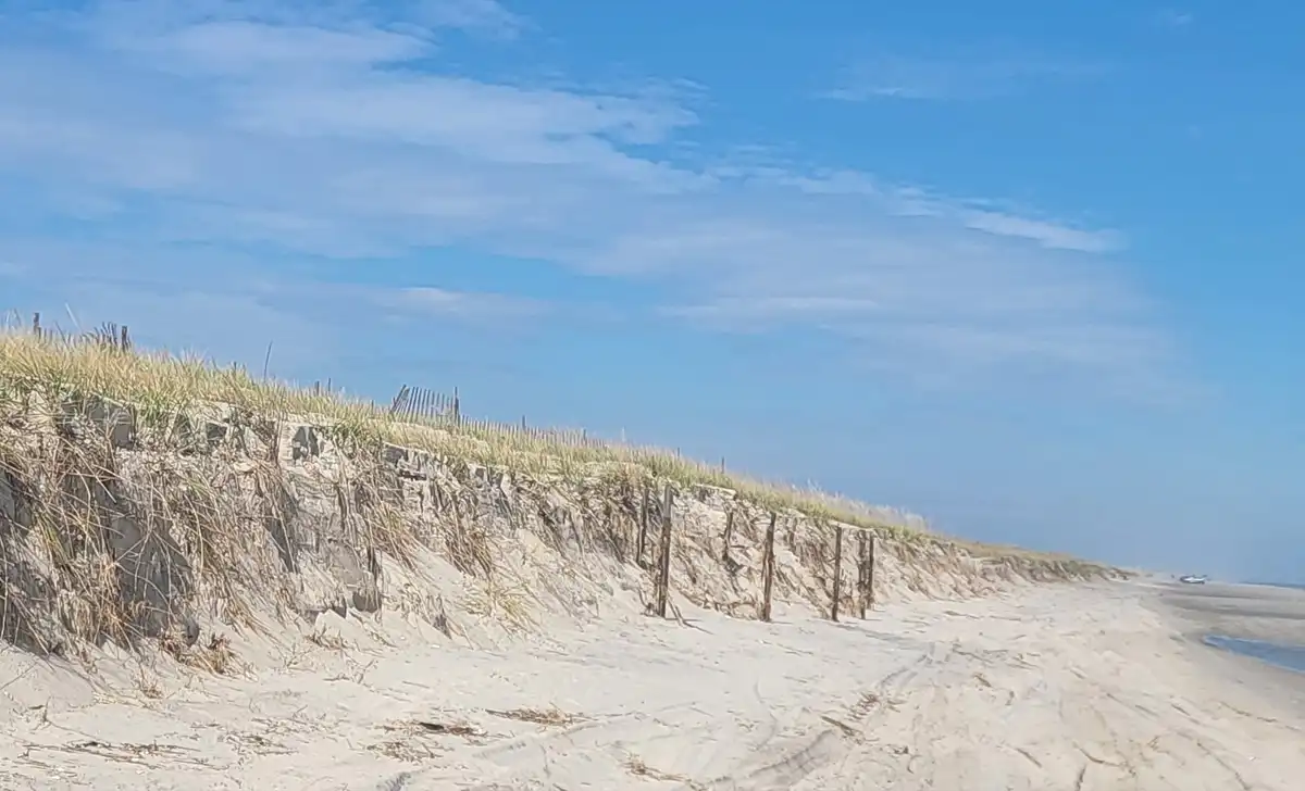 Historic shack on island beach survived noreaster, but beach buggy access comes with high tide warning Historic shack on island beach survived noreaster, but beach buggy access comes with high tide warning