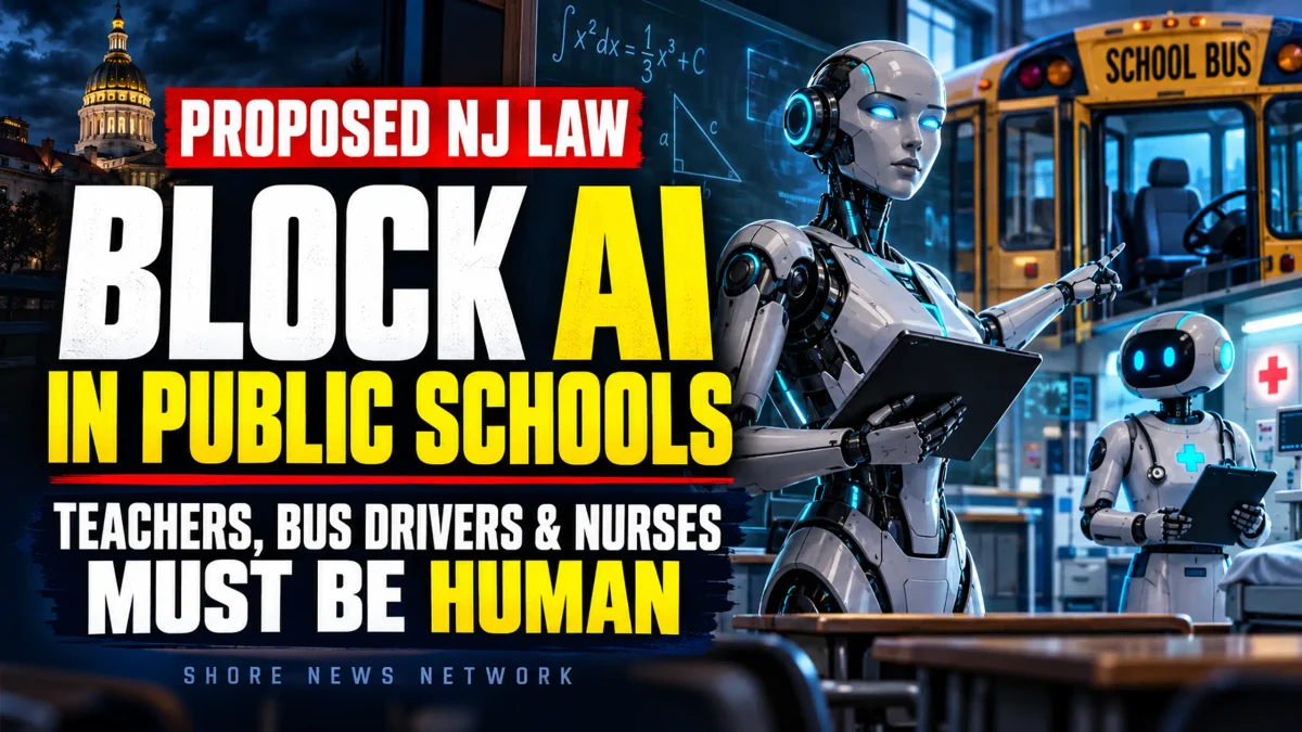 New jersey lawmakers move to stop ai from replacing teachers, bus drivers and school nurses A new jersey public school classroom, where proposed legislation would require teachers and other school personnel to be human beings rather than ai substitutes.