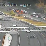 Monday morning commute: crashes, sewer collapse and downed wires hit new jersey roads