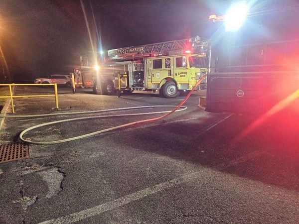 Glassboro firefighters covering nearby towns during a pitman apartment fire found smoke at a washington township building and extinguished a small fire. Photo by glassboro fd