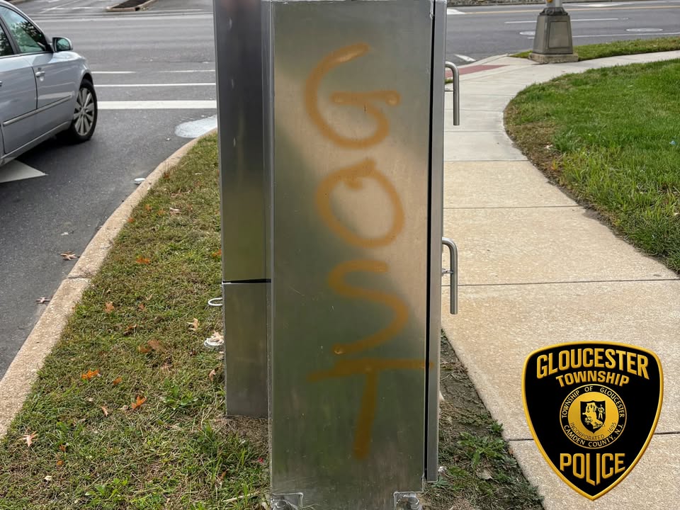 Vandals spray-paint street signs across gloucester township neighborhoods Spray-painted traffic signs along blackwood clementon road are part of a gloucester township police criminal mischief investigation.
