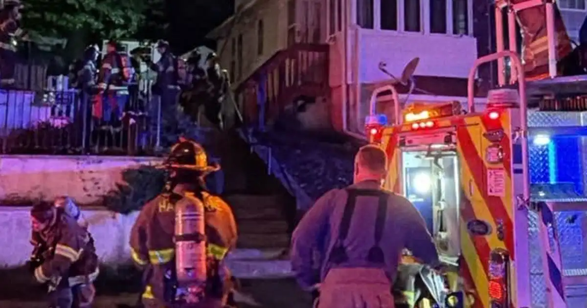 Hawthorne firefighters stop wall fire spreading into home’s attic Hawthorne firefighters battled a second-floor wall fire that extended into the attic of an east prospect home.