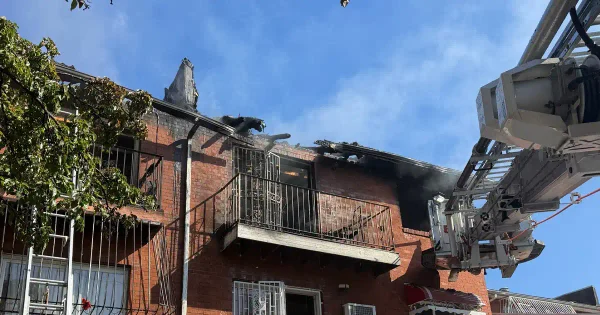 Four injured as bronx apartment fire spreads to second building