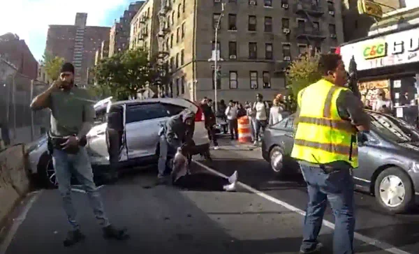 Nypd body-worn camera footage documents the police response following the october 8, 2026, shooting of oscar belgal by a federal immigration agent in new york city's marble hill neighborhood.