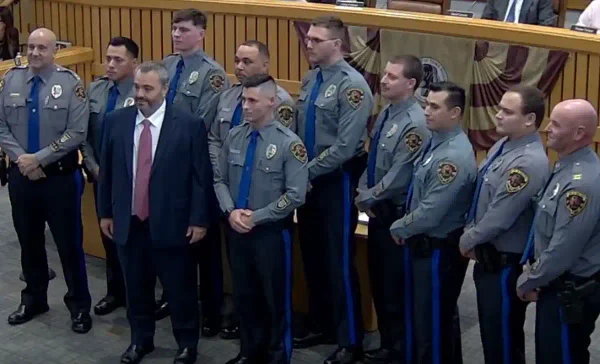 Toms river hires 8 new police officers, sworn in by mayor rodrick