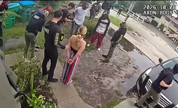 Florida deputies say a man released after an earlier drug raid resumed selling narcotics and tried flushing fentanyl and cocaine during a second swat operation.