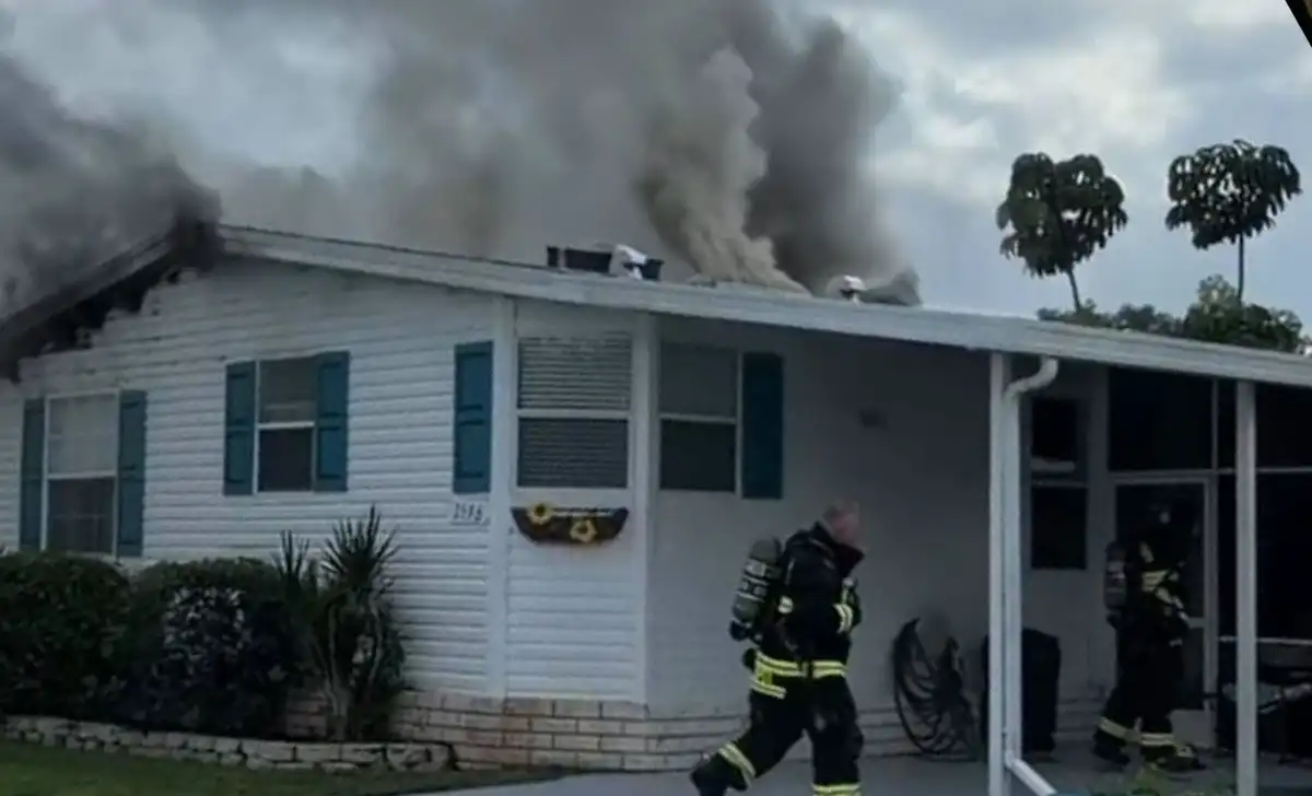 Firefighters rescue family pet from burning home in martin county, florida First responders rescued a family pet from a house fire in the 2500 block of southwest olds place in martin county, florida. No injuries were reported.