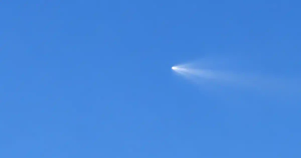 A spacex falcon 9 launch illuminated the predawn sky tuesday, creating a glowing rocket plume potentially visible from new jersey as it headed toward orbit.