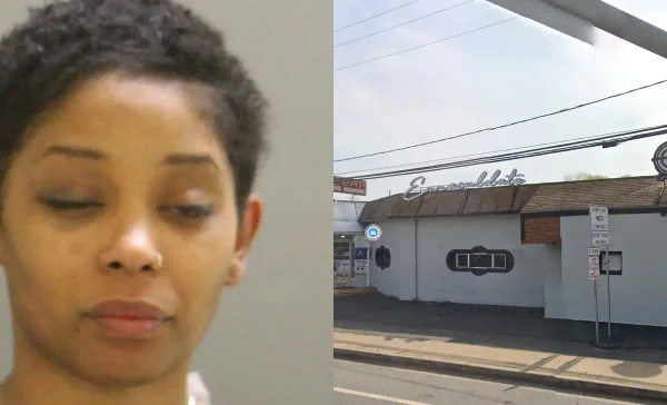 Delaware state police say tiffany morales fired multiple shots outside a new castle sports bar after accusing people who returned her purse of stealing it.