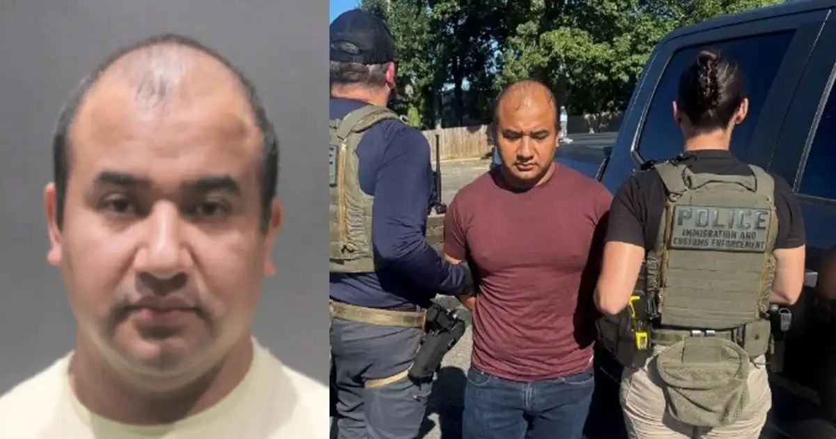 Ice arrested luis antonio alejandro-ramos in virginia after a court suspended his entire three-year prison sentence for possessing child sexual abuse material.