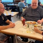 East brunswick officers meet residents over coffee at colonial diner