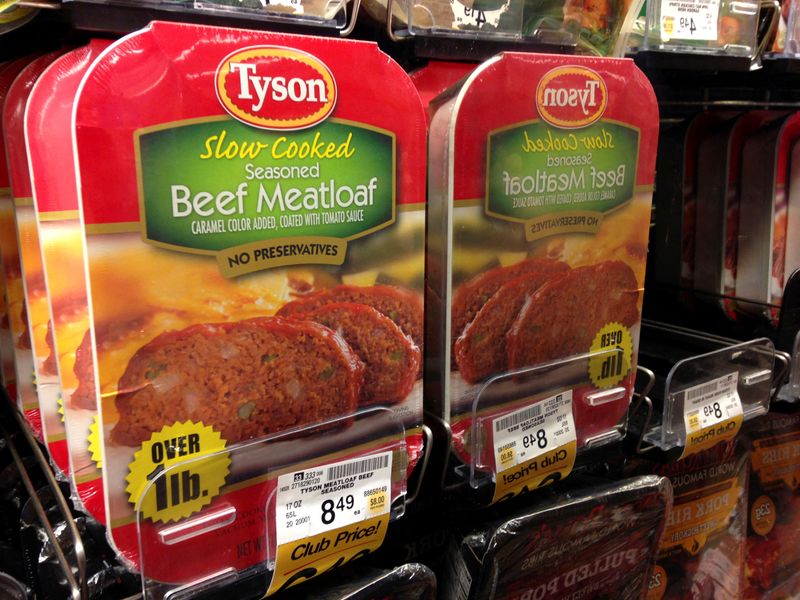 Tyson Foods shares set record as high meat prices fatten profits