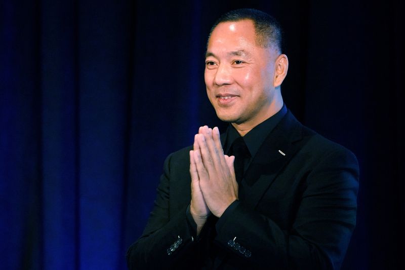 Chinese businessman Guo Wengui files for bankruptcy in U.S. court