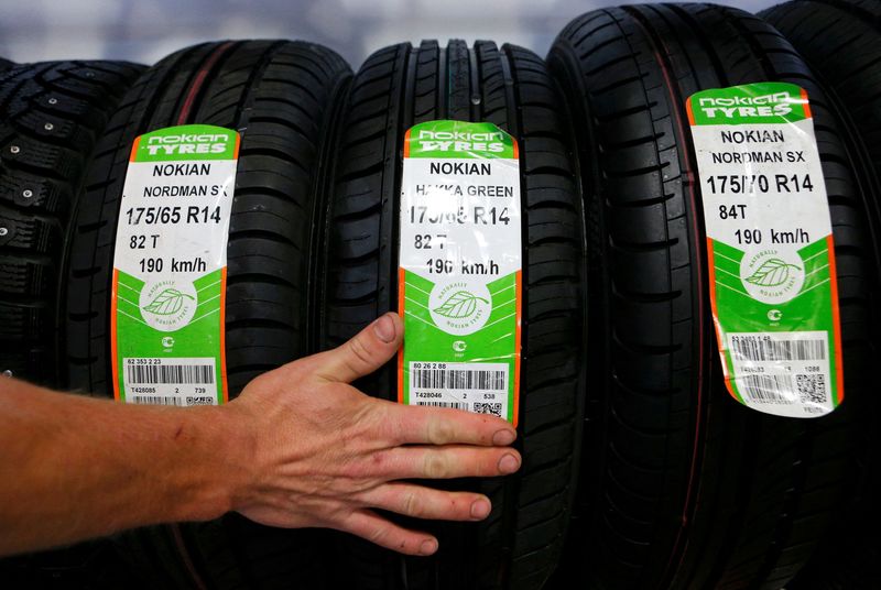 Nokian Tyres moves some production and stock out of Russia