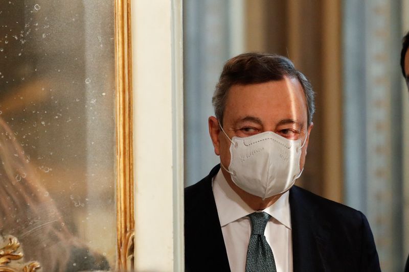 Italy's Draghi supports Russia's disconnection from SWIFT -Zelenskiy