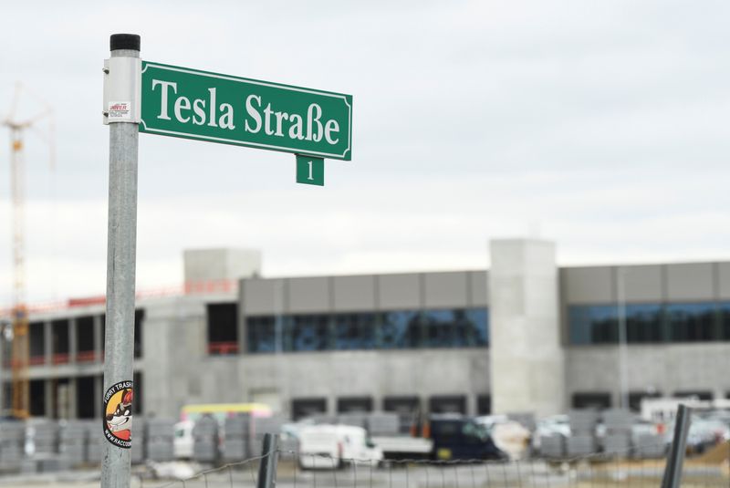 Tesla hiring 500-600 staff a month at German plant - regional economy minister