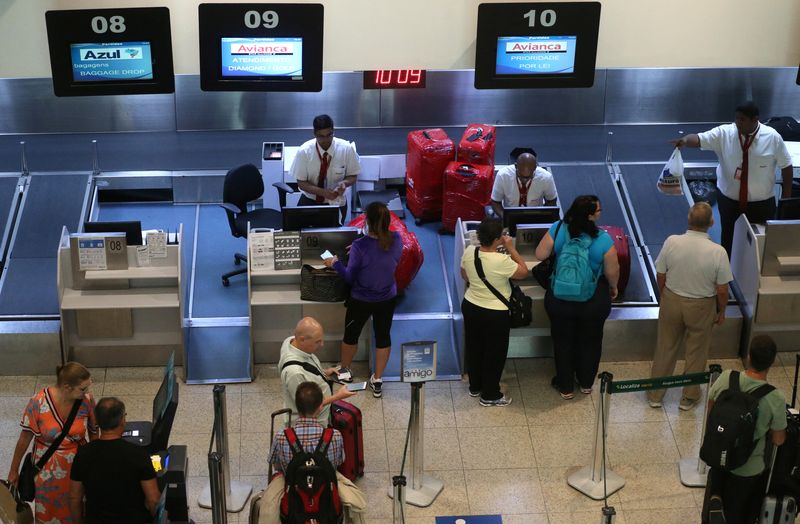 Shares in Brazil airlines rise as Bolsonaro vetoes free checked bags