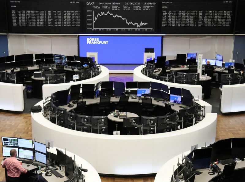 European stocks bounce off lowest in more than a year after Powell remarks