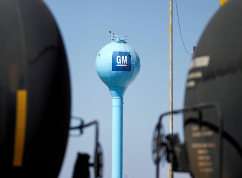 GM has nearly 100,000 vehicles parked at its facilities without some parts