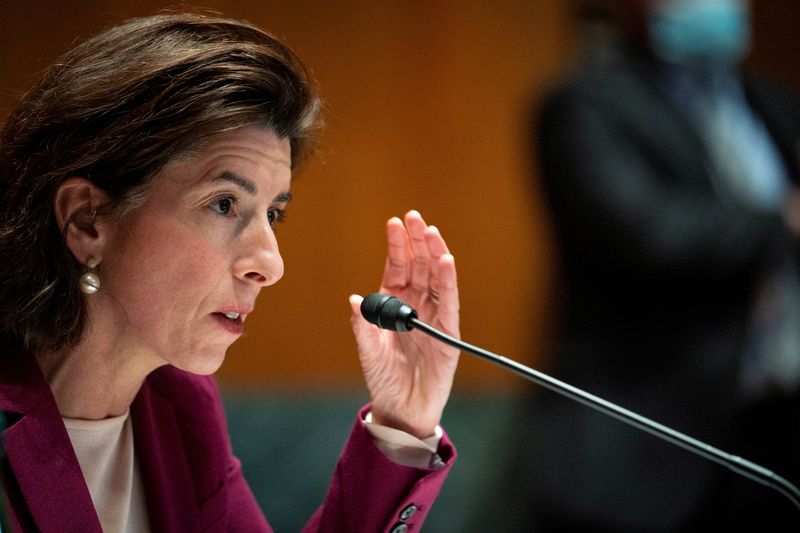 U.S. lawmakers look to carve off chips funding to speed bill passage -Raimondo