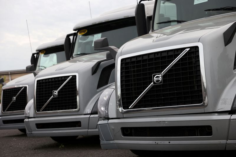 Truck maker Volvo posts profit beat despite lingering supply chain issues