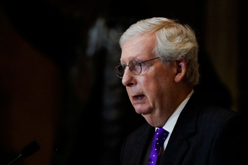 Mitch McConnell faces rare defeat as U.S. Senate Democrats forge climate, drug bill