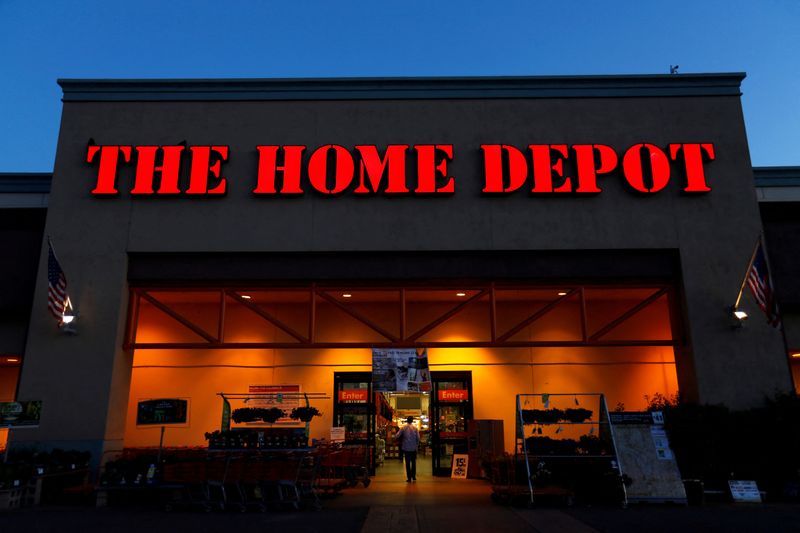 Home Depot sales lifted by higher prices, demand from builders