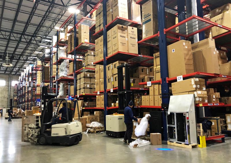 U.S. business inventories increase solidly in June