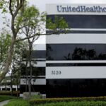 FILE PHOTO: The corporate logo of the UnitedHealth Group appears