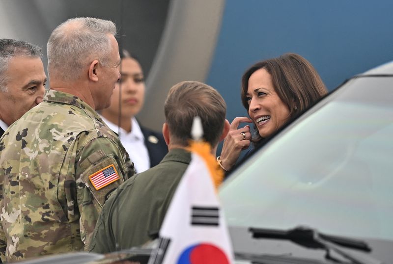 Harris to discuss N.Korea missile test, U.S. EV subsidies with Yoon -official