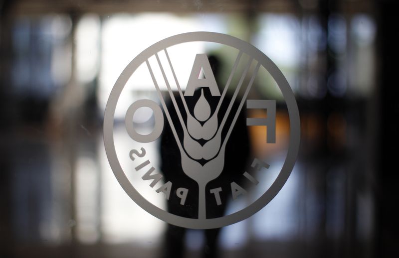World food price index falls for sixth month in Sept -FAO
