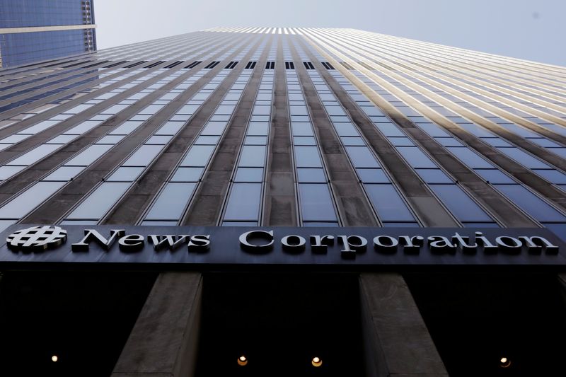 Investor Irenic Capital wants News Corp to split media, real estate units - sources