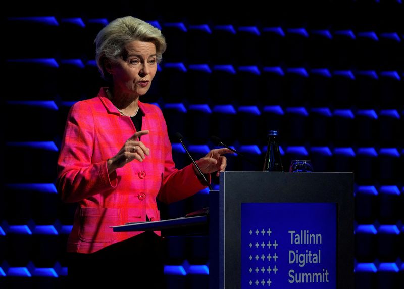 EU price cap on gas used for power worth considering, von der Leyen says