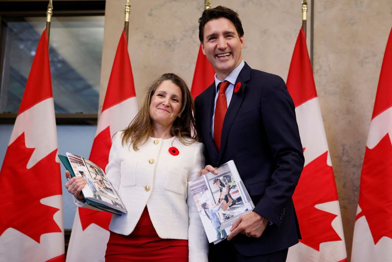 Canada cuts 2022/23 deficit forecasts, pledges targeted new spending